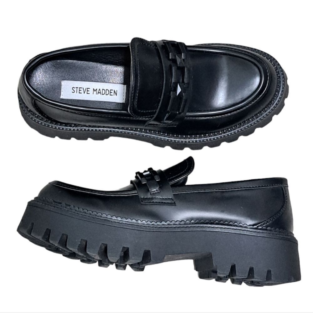 Steve Madden Black Women's Loafers